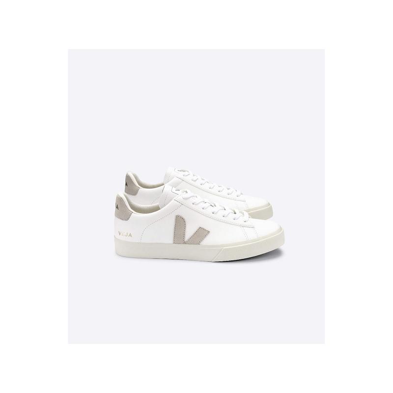 Zapatillas Veja Mujer España - Campo Tenis Blancas ES853632